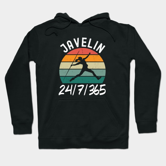 Javelin Mom 24 7 365 Hoodie by footballomatic